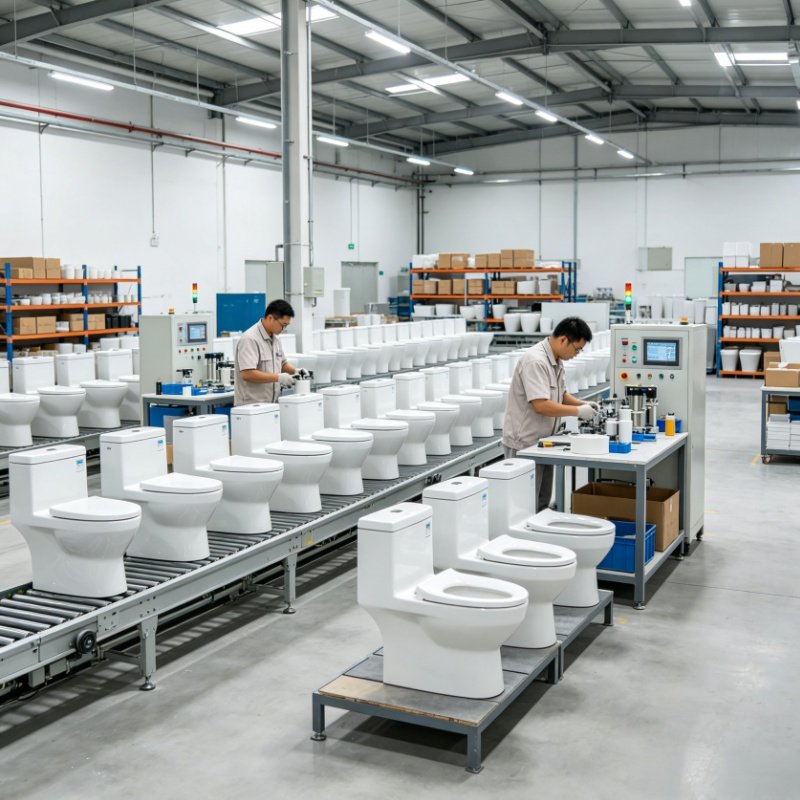 One-Piece and Two-Piece Toilet Production Line