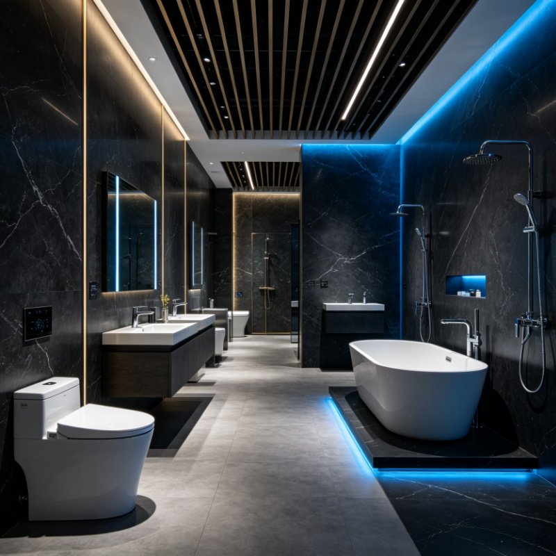 YASIQI commercial bathroom solutions manufacturing and global project procurement workflow