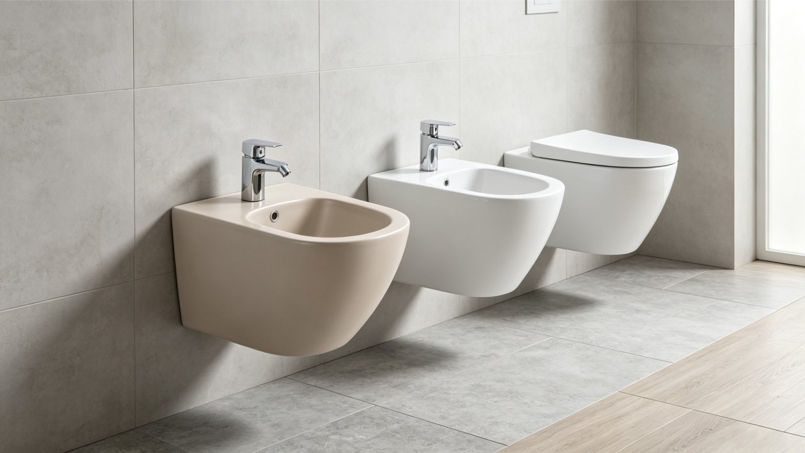 YASIQI wall-hung bidet