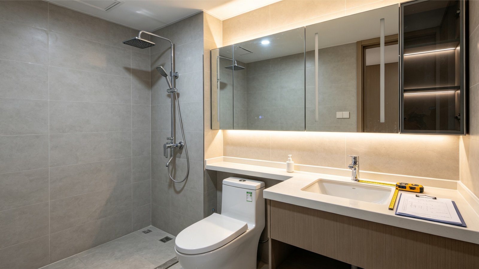 Residential toilet projects
