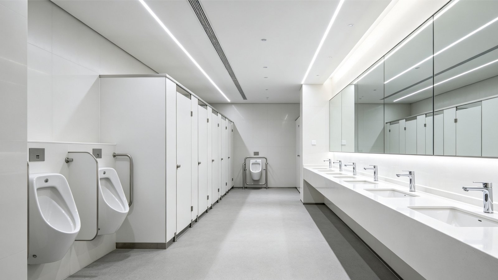 Commercial toilet projects