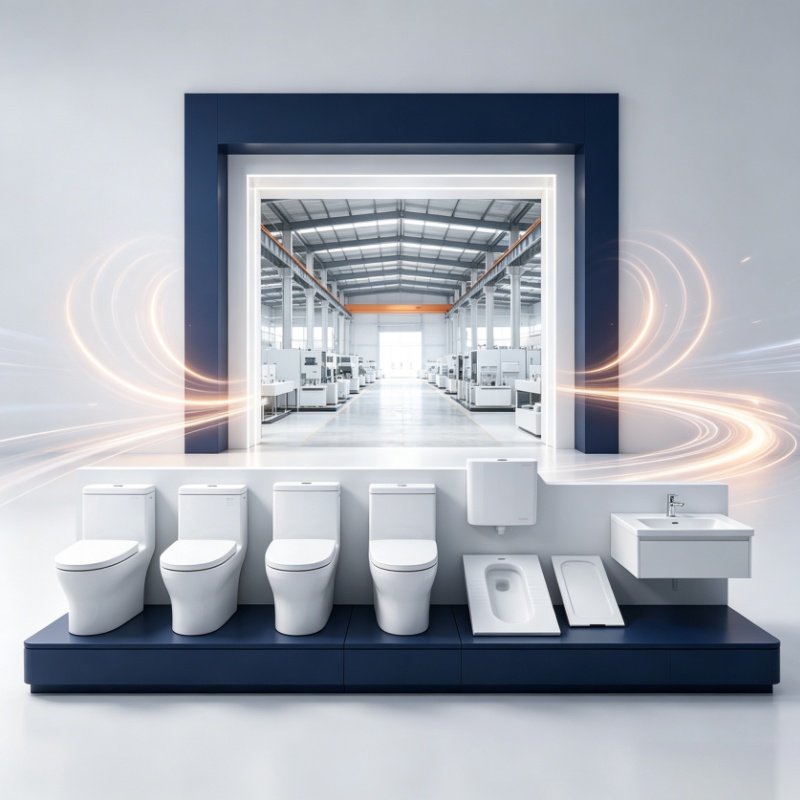 YASIQI advanced sanitary ware manufacturing facility