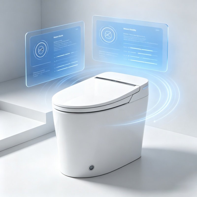 YASIQI smart toilet water cleansing feature diagram