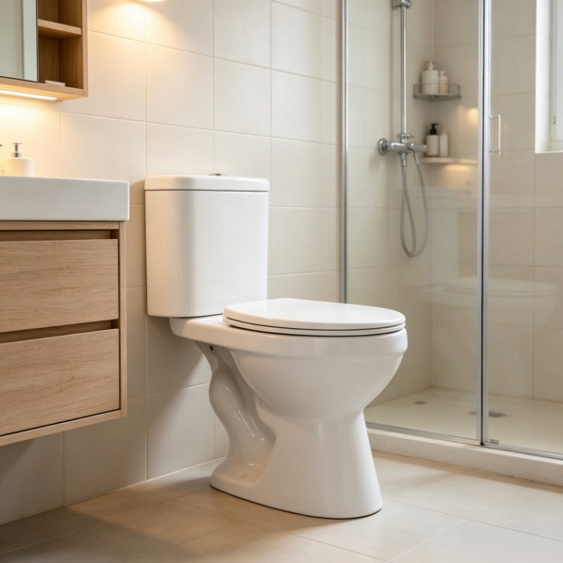 Premium wholesale two-piece toilet composition for commercial procurement