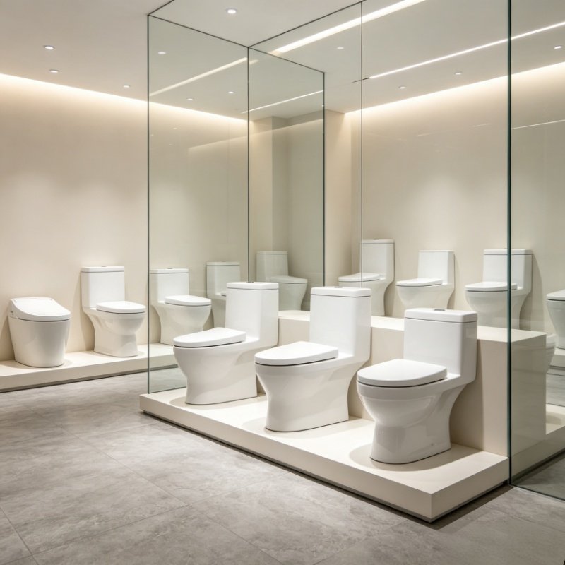 YASIQI Two Piece Toilet Specifications and Engineering Diagram