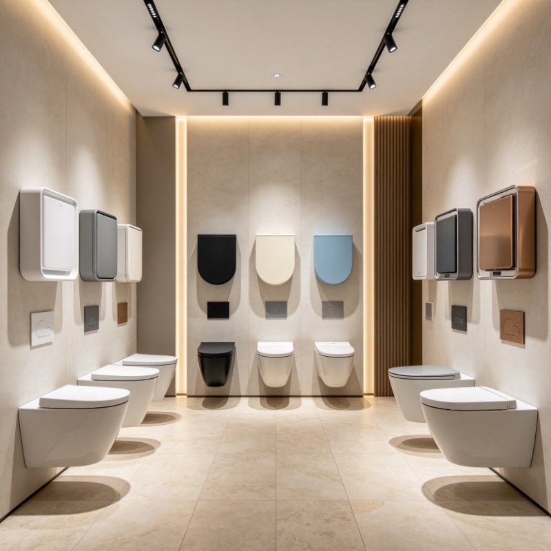 YASAQI Technical wall hung toilet procurement guide illustration