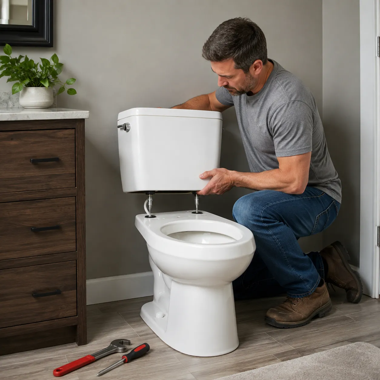How to Take Apart a Two Piece Toilet Step by Step