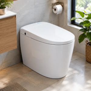 Toilettes intelligentes à chasse d'eau automatique avec fonctions de bidet