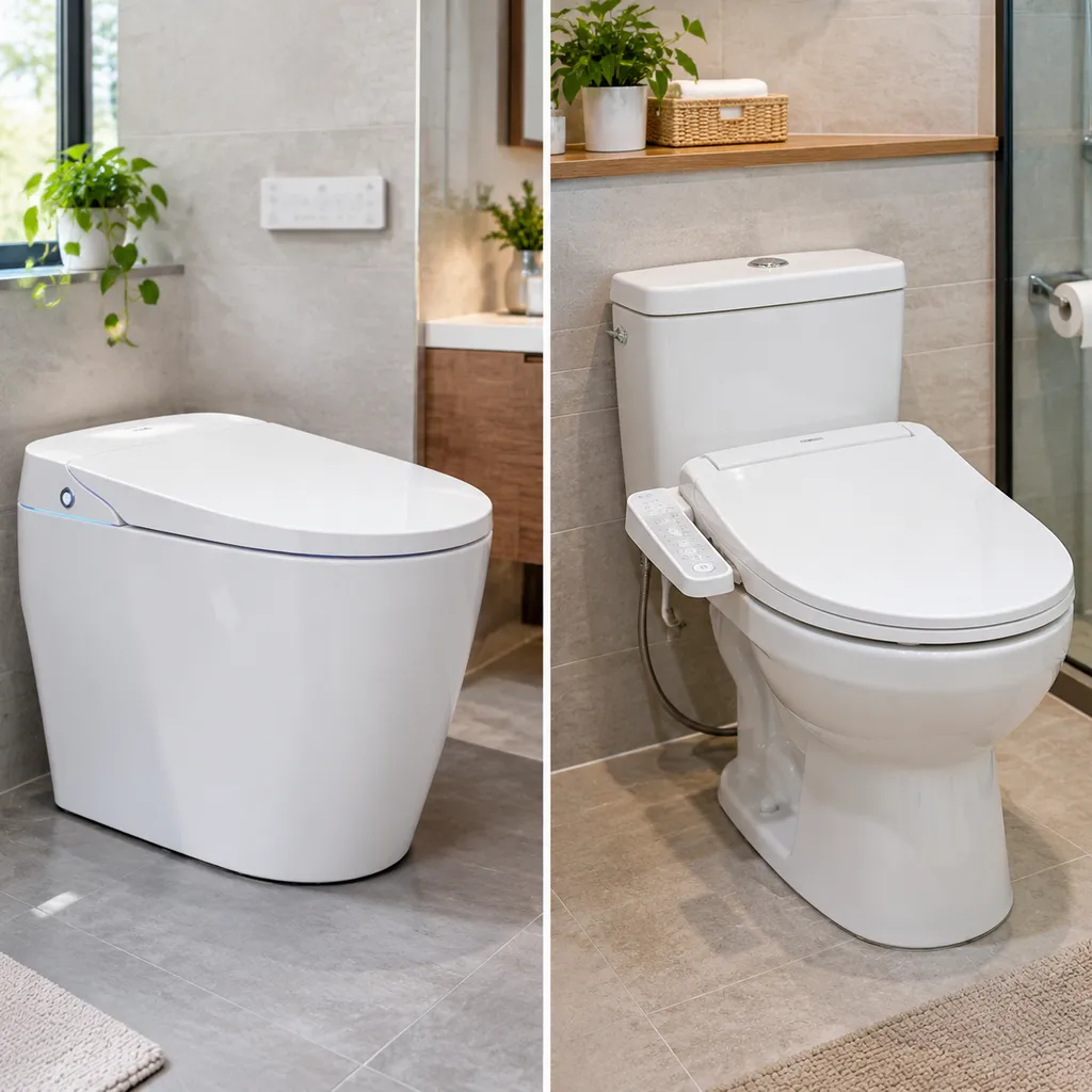 Smart Toilet vs Bidet Seat Key Differences and Buying Guide